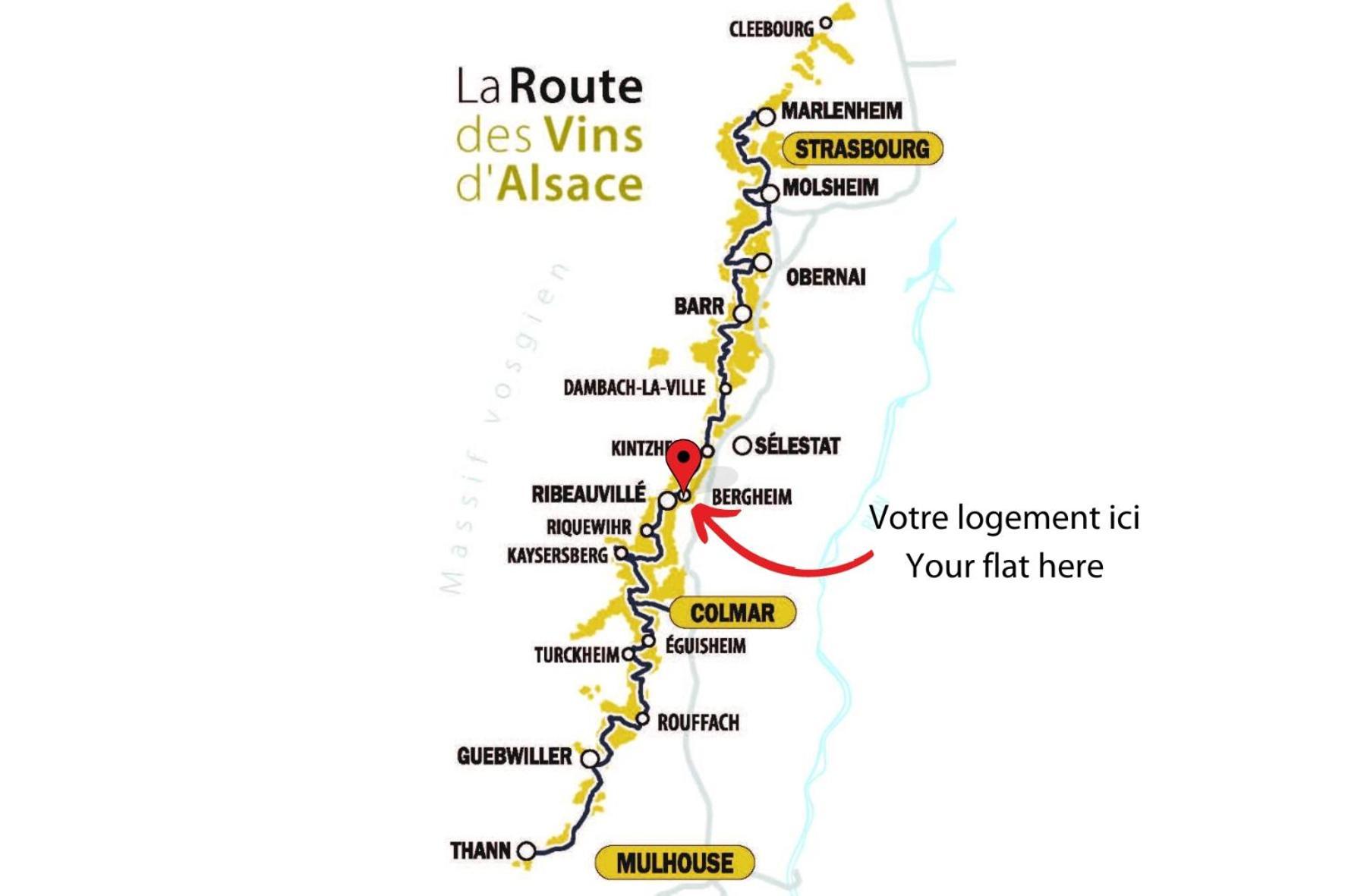 Appartements Duplex 3 Et 4 Personnes - Climatisation - Village Elu Parmi Les "Plus Beaux Villages De France" - Route Des Vins - Centre Alsace เบิร์กไฮม์ ภายนอก รูปภาพ