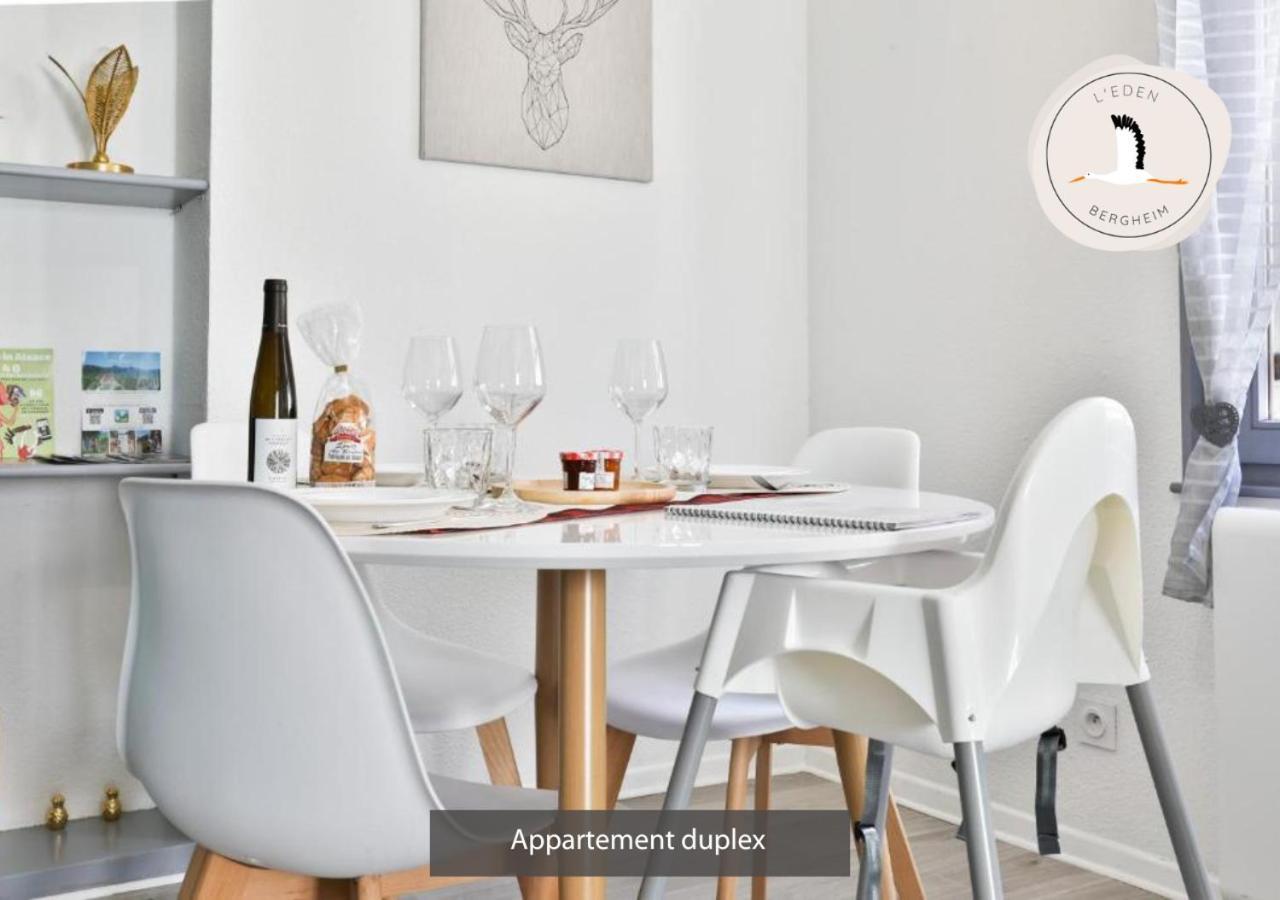 Appartements Duplex 3 Et 4 Personnes - Climatisation - Village Elu Parmi Les "Plus Beaux Villages De France" - Route Des Vins - Centre Alsace เบิร์กไฮม์ ภายนอก รูปภาพ