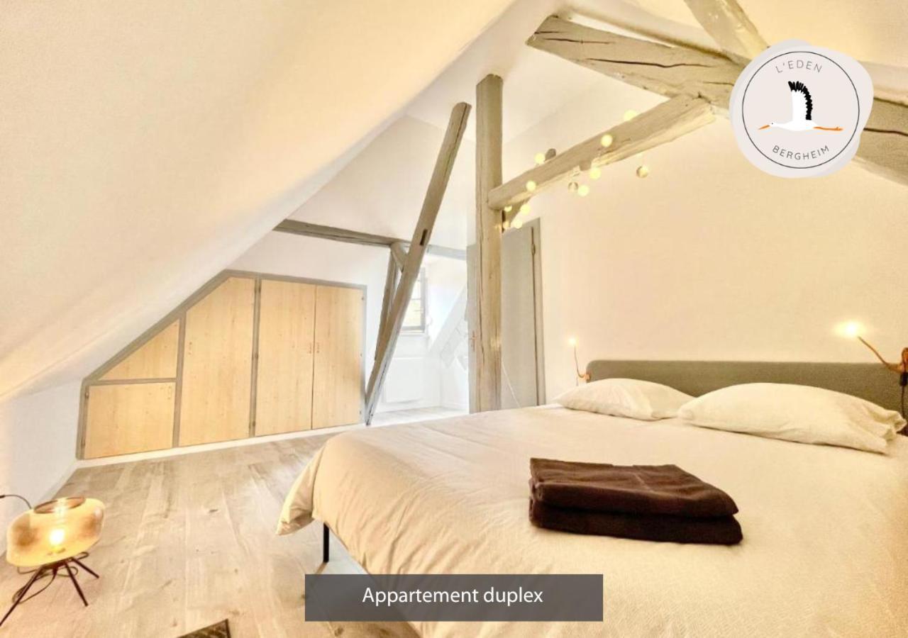 Appartements Duplex 3 Et 4 Personnes - Climatisation - Village Elu Parmi Les "Plus Beaux Villages De France" - Route Des Vins - Centre Alsace เบิร์กไฮม์ ภายนอก รูปภาพ