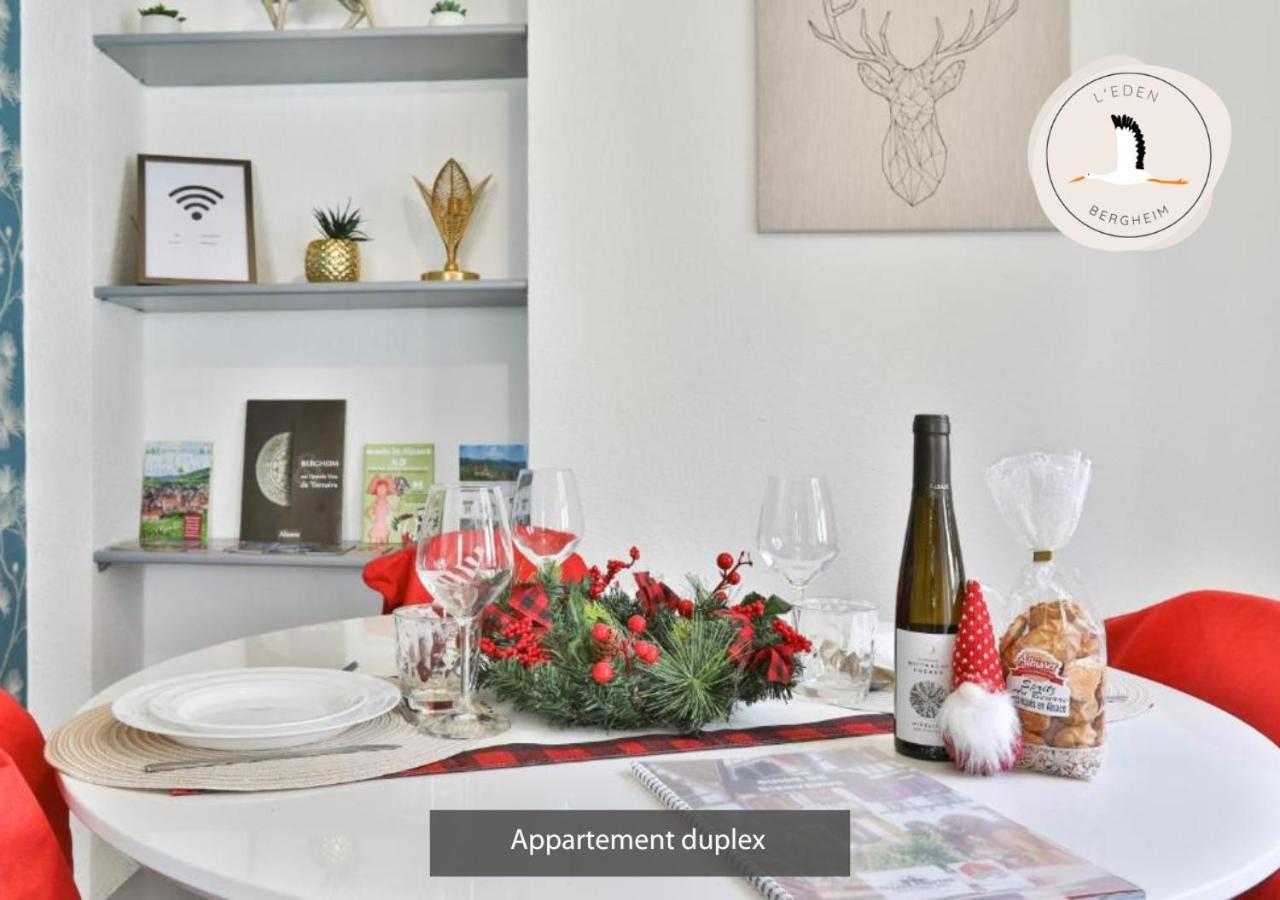 Appartements Duplex 3 Et 4 Personnes - Climatisation - Village Elu Parmi Les "Plus Beaux Villages De France" - Route Des Vins - Centre Alsace เบิร์กไฮม์ ภายนอก รูปภาพ