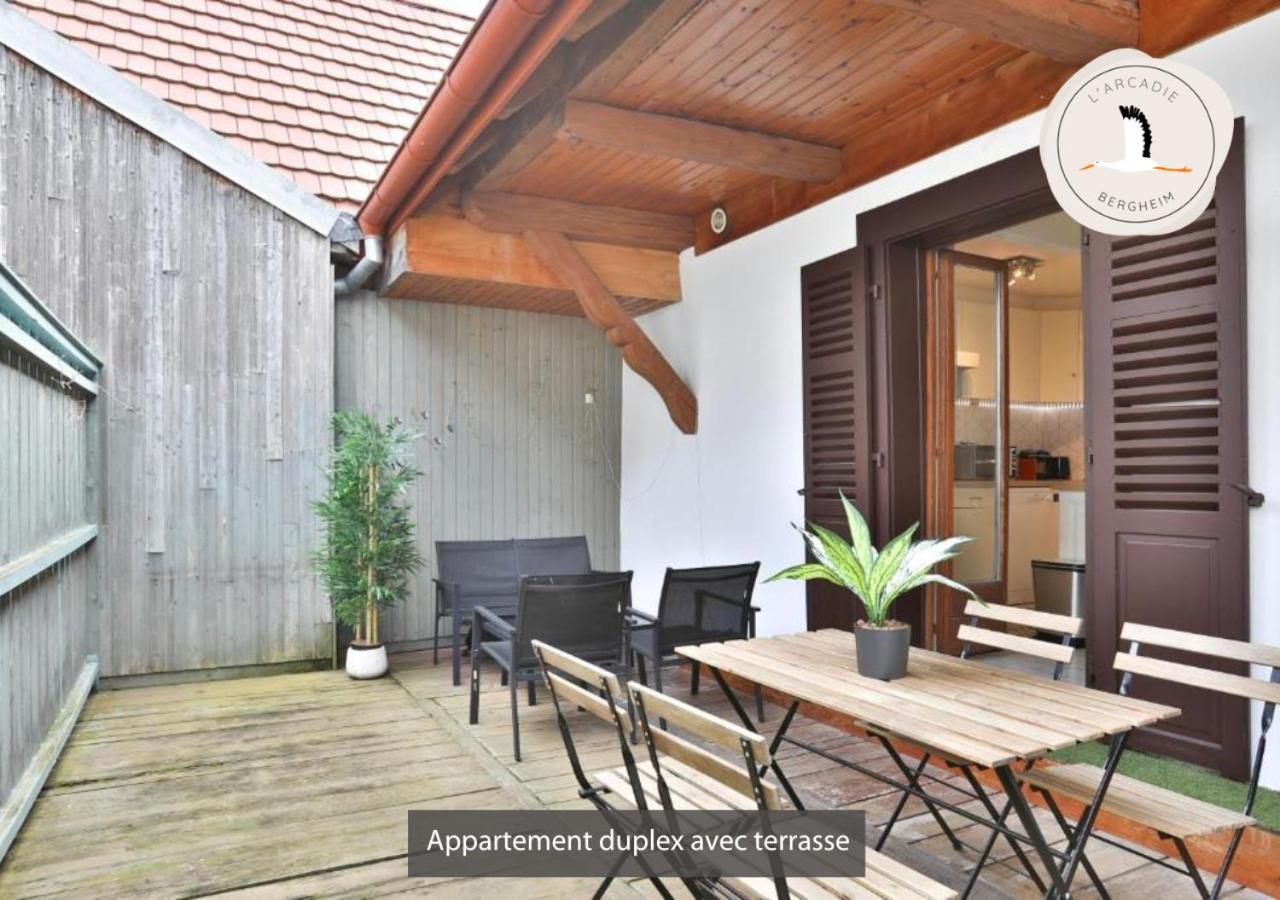 Appartements Duplex 3 Et 4 Personnes - Climatisation - Village Elu Parmi Les "Plus Beaux Villages De France" - Route Des Vins - Centre Alsace เบิร์กไฮม์ ภายนอก รูปภาพ