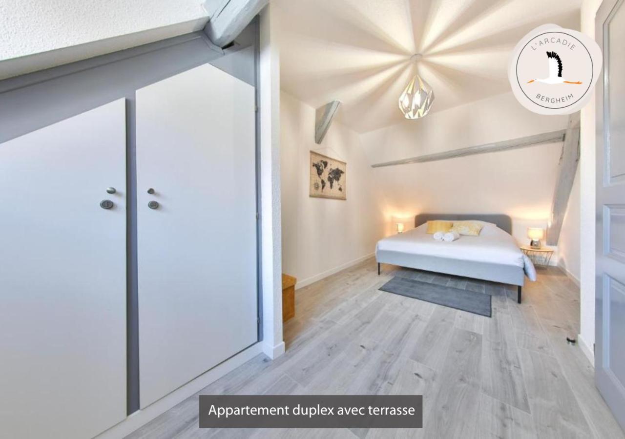 Appartements Duplex 3 Et 4 Personnes - Climatisation - Village Elu Parmi Les "Plus Beaux Villages De France" - Route Des Vins - Centre Alsace เบิร์กไฮม์ ภายนอก รูปภาพ