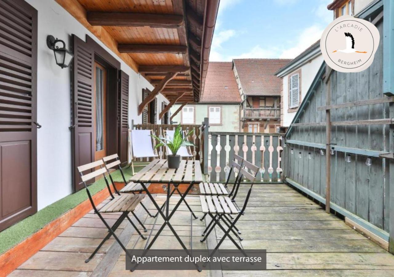 Appartements Duplex 3 Et 4 Personnes - Climatisation - Village Elu Parmi Les "Plus Beaux Villages De France" - Route Des Vins - Centre Alsace เบิร์กไฮม์ ภายนอก รูปภาพ