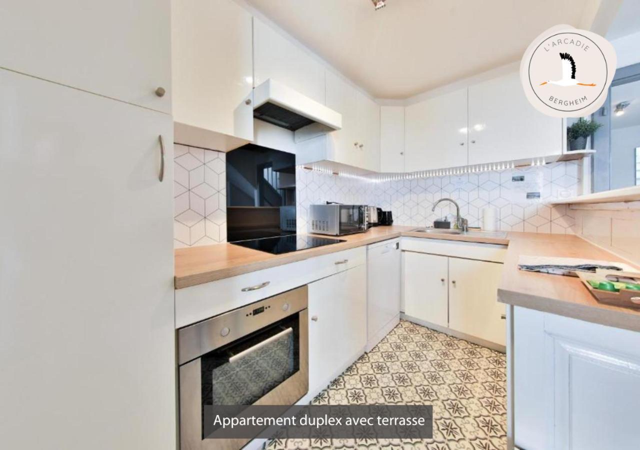 Appartements Duplex 3 Et 4 Personnes - Climatisation - Village Elu Parmi Les "Plus Beaux Villages De France" - Route Des Vins - Centre Alsace เบิร์กไฮม์ ภายนอก รูปภาพ