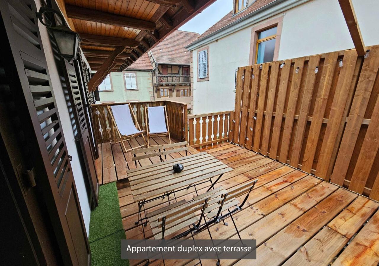 Appartements Duplex 3 Et 4 Personnes - Climatisation - Village Elu Parmi Les "Plus Beaux Villages De France" - Route Des Vins - Centre Alsace เบิร์กไฮม์ ภายนอก รูปภาพ