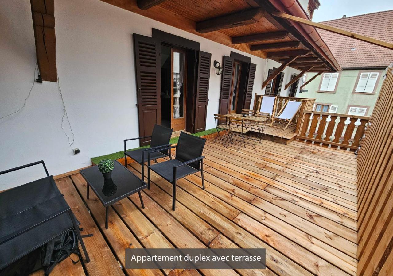 Appartements Duplex 3 Et 4 Personnes - Climatisation - Village Elu Parmi Les "Plus Beaux Villages De France" - Route Des Vins - Centre Alsace เบิร์กไฮม์ ภายนอก รูปภาพ