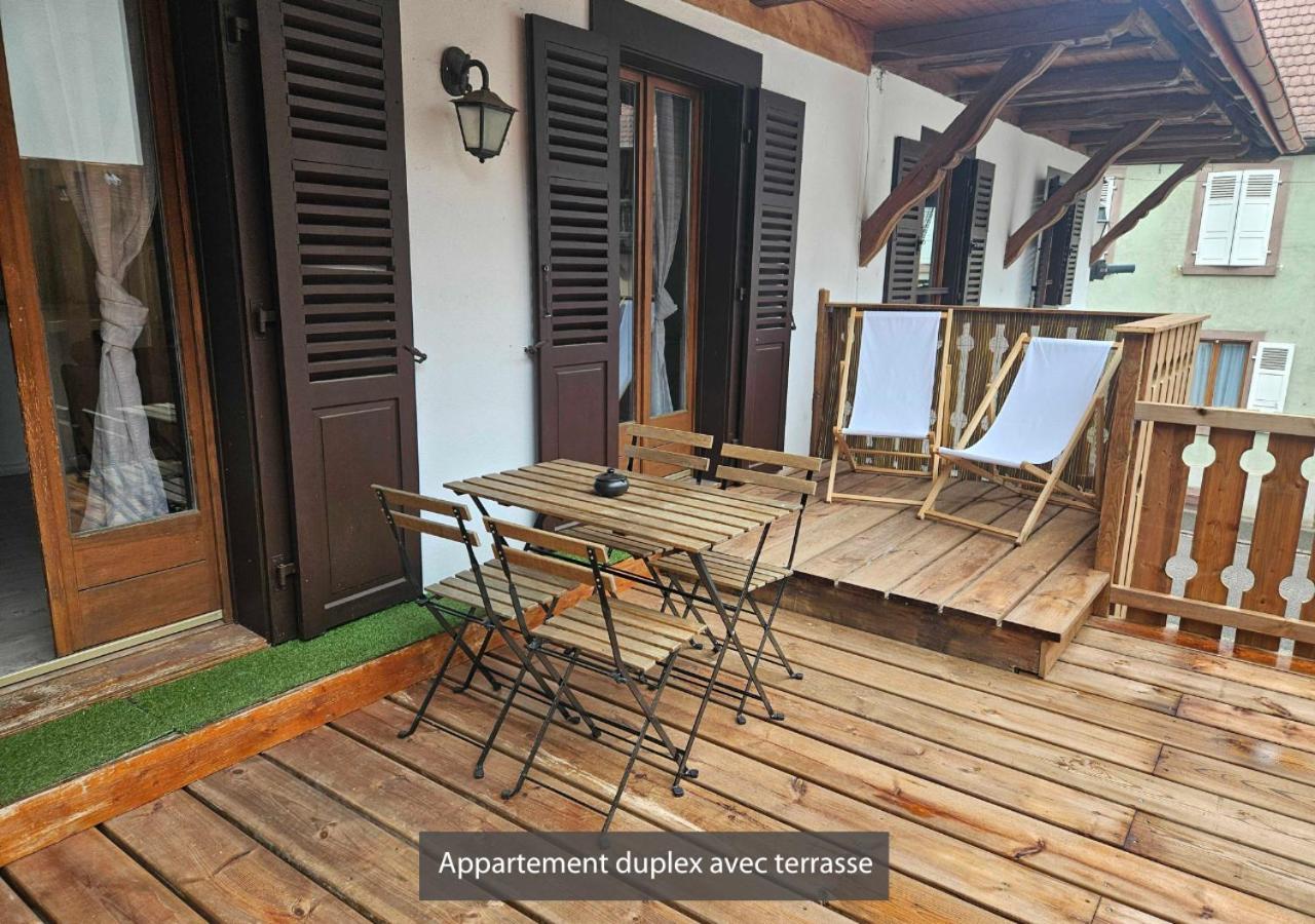 Appartements Duplex 3 Et 4 Personnes - Climatisation - Village Elu Parmi Les "Plus Beaux Villages De France" - Route Des Vins - Centre Alsace เบิร์กไฮม์ ภายนอก รูปภาพ